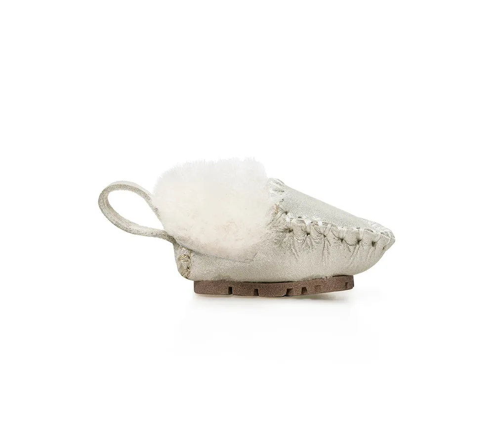 UGG Keyrings Slippers Sheepskin Wool Popo Moccasin Keychains