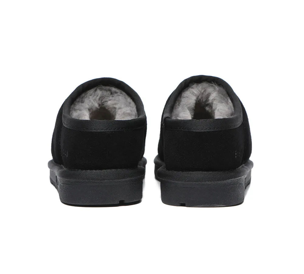 Ultra Puffer Style Women Sheepskin Wool Slippers