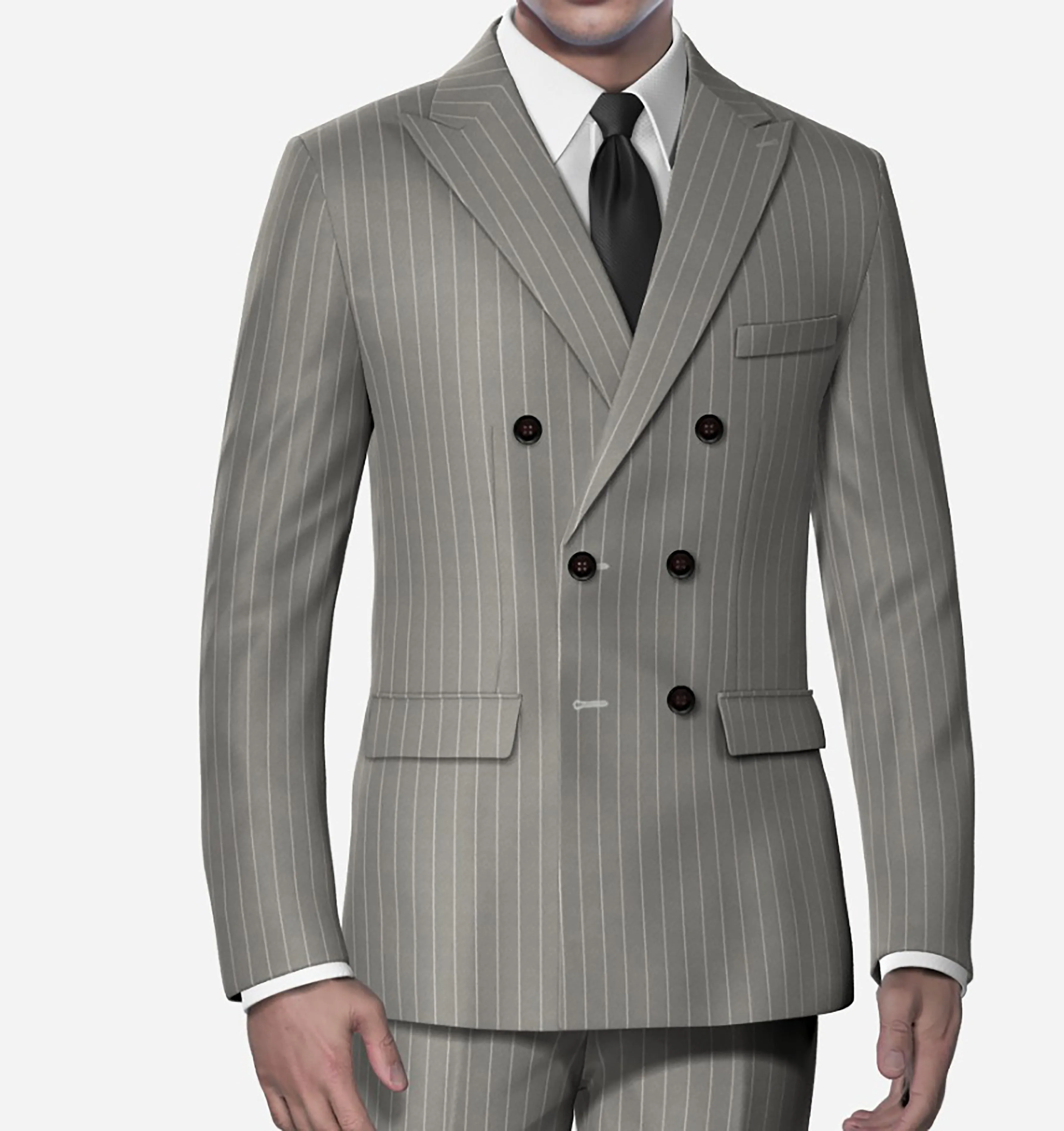 Vercini Double Breasted Suit