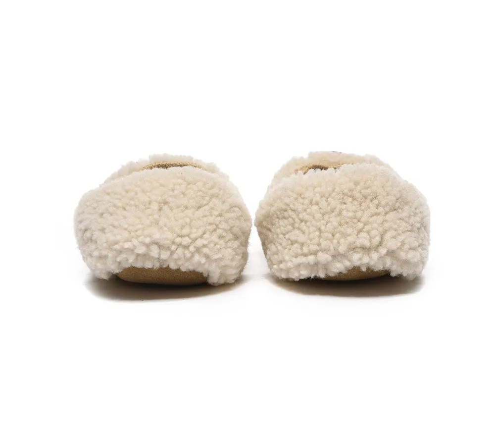 Women Curly Wool Slippers Lucina