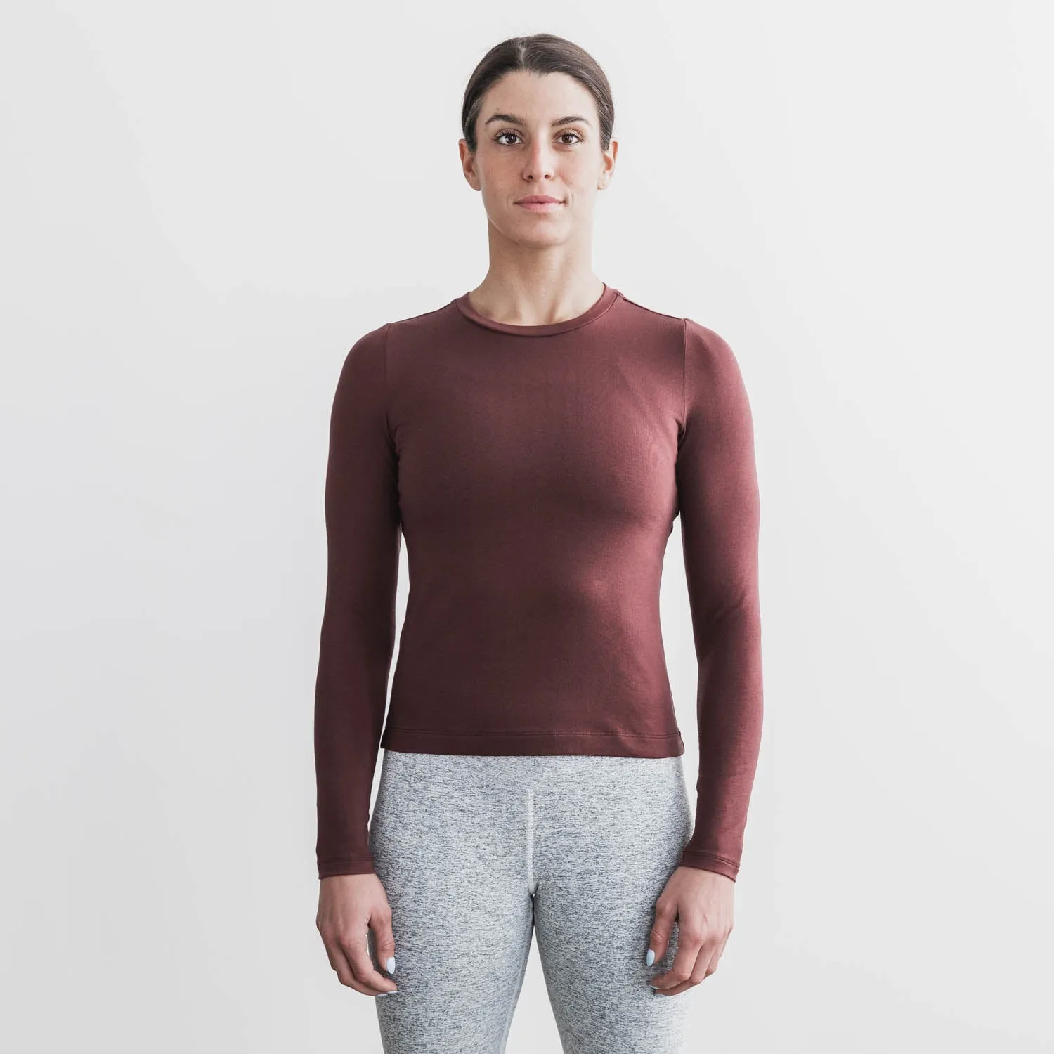 Women's Blended Merino Wool Long Sleeve Tee