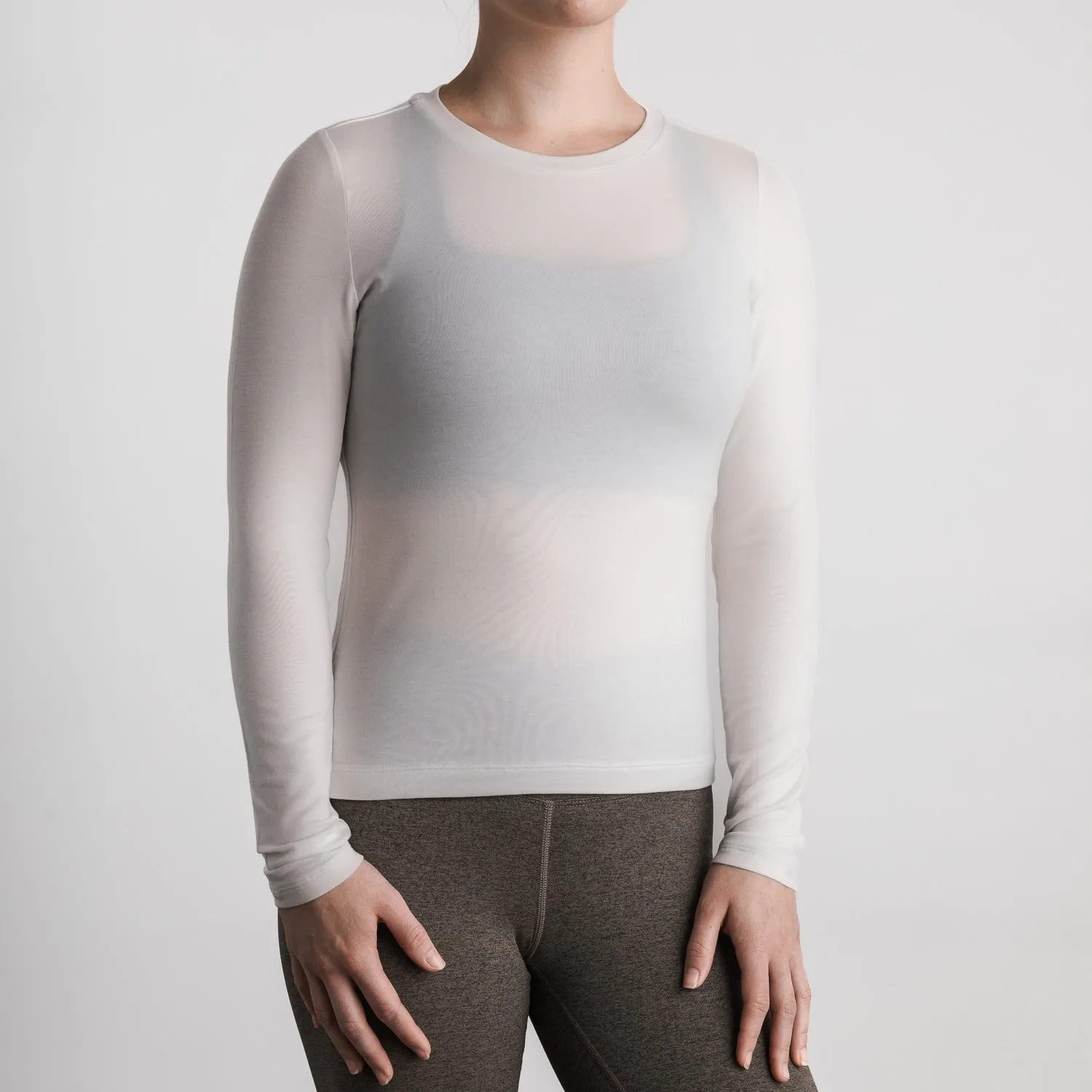 Women's Blended Merino Wool Long Sleeve Tee