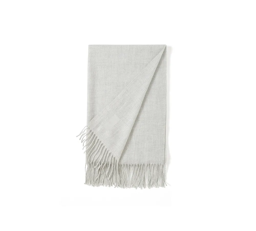 Wool Blend Nonnie Plain Scarf