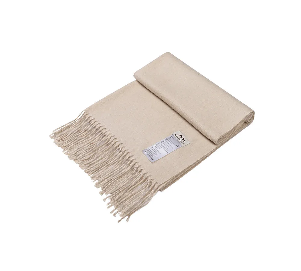 Wool Blend Nonnie Plain Scarf